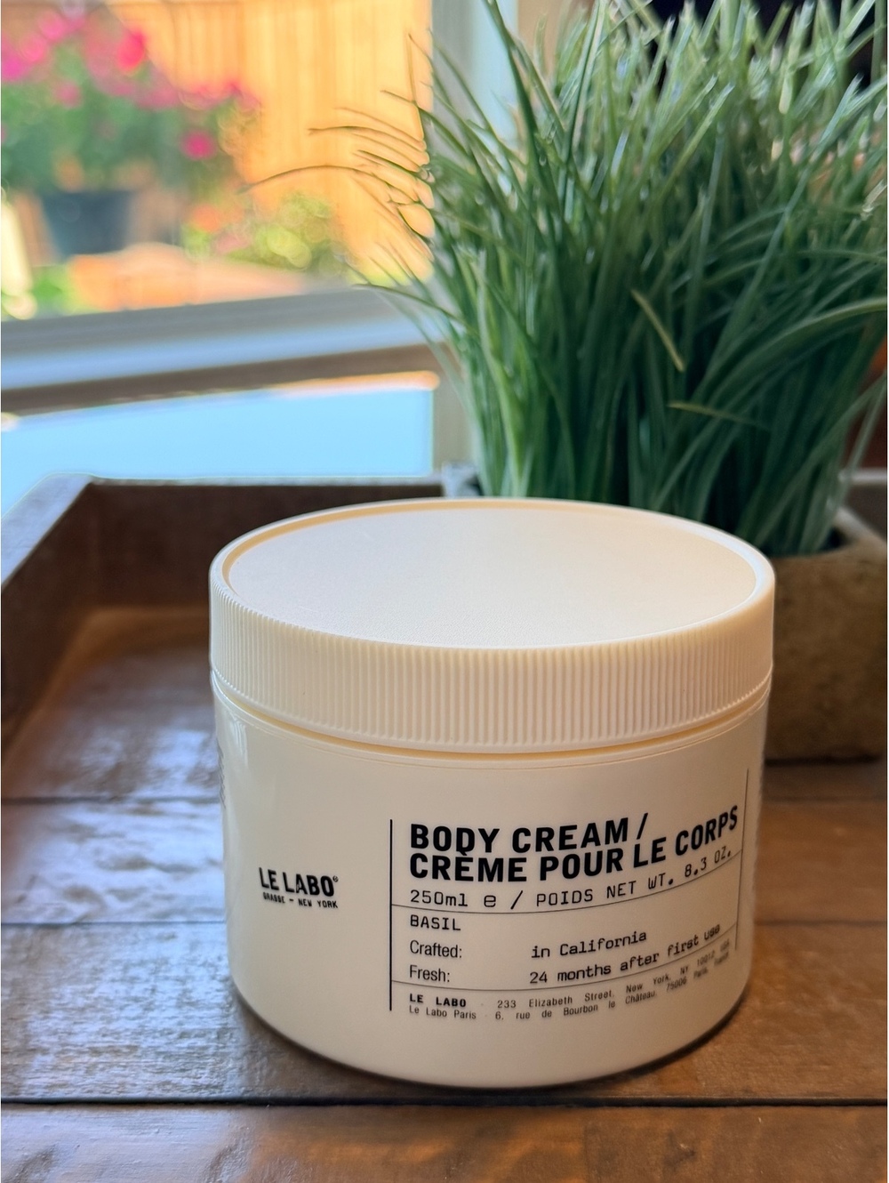 Le Labo Basil Body Cream 250ml / 8.3oz Creme Pour Le Corps MSRP $62